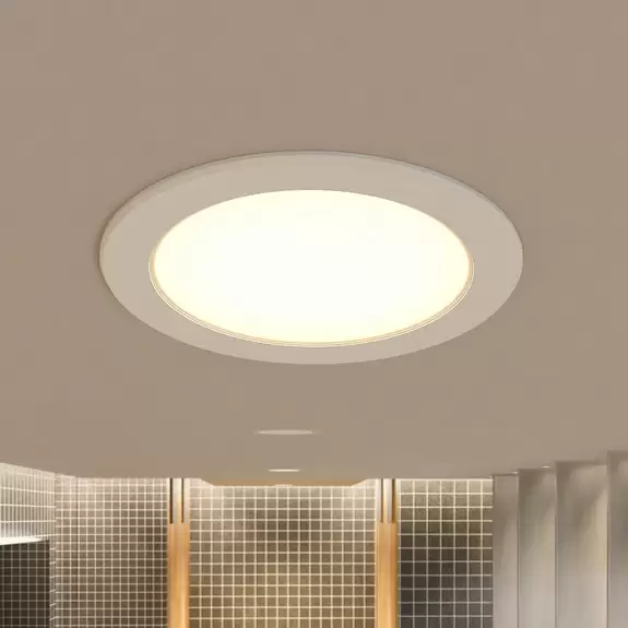 Lampenwelt Prios LED-Einbaulampe Rida, 22,5cm, 25W, 3er, CCT, dimmbar Rabatte dieses Monats