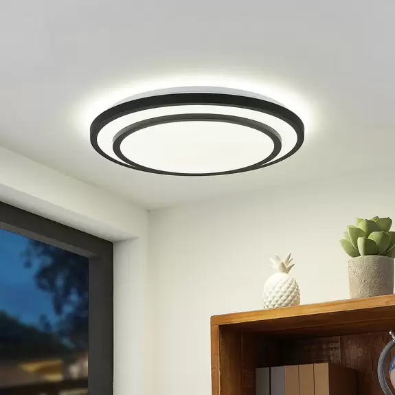 Lampenwelt Lindby Essina LED-Deckenleuchte, CCT, dimmbar Limitierter Zeitrabatt