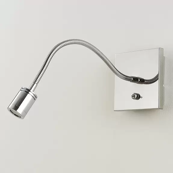 Lampenwelt Verchromte Wand-Leseleuchte Berfin, LED Exklusive Angebote