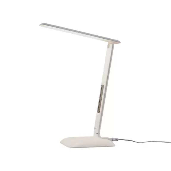 Lampenwelt Lindby Ludmilla LED-Tischlampe, Display, weiß Wochenangebot