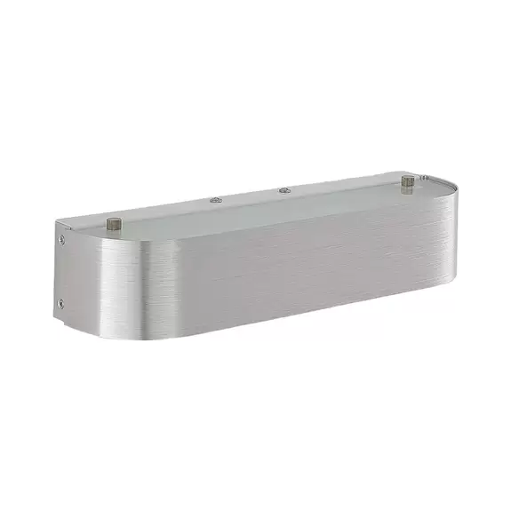 Lampenwelt Wandleuchte Nika mit E14-Fassung, Aluminium Begrenzte Freigabe