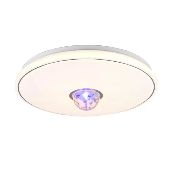 Lampenwelt LED-Deckenlampe Rave, Fernbedienung, dimmbar, RGB Sonderangebot der Fabrik