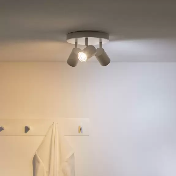 Lampenwelt WiZ LED-Deckenspot Imageo, 3-flg. rund, weiß Kostenloser Versand international