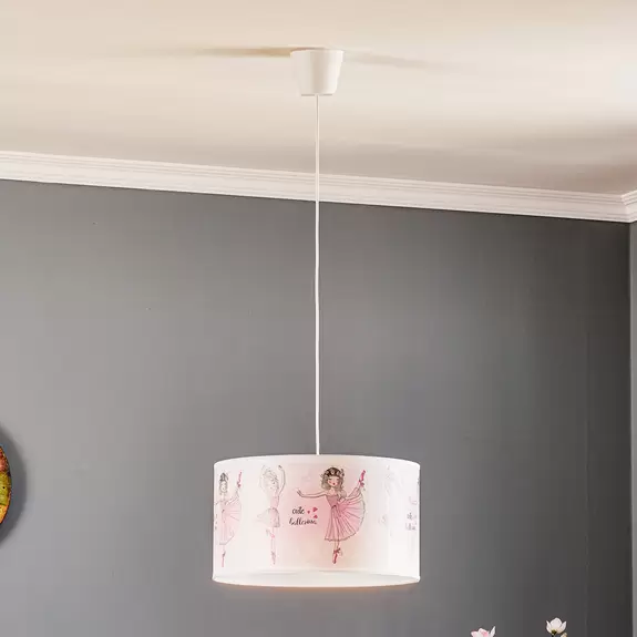 Lampenwelt Hängeleuchte Print M mit Ballerinas Im Verkauf