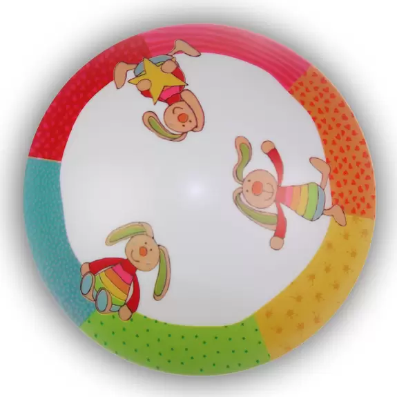 Lampenwelt Rainbow Rabbit - runde Kinderzimmer-Deckenlampe Black Friday