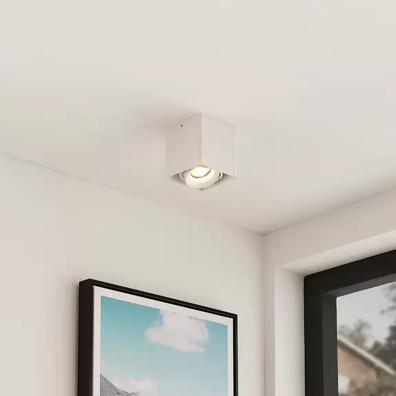 Lampenwelt Arcchio Kubika Downlight GU10, 1-flammig, weiß zollfrei