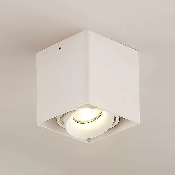 Lampenwelt Arcchio Kubika Downlight GU10, 1-flammig, weiß zollfrei