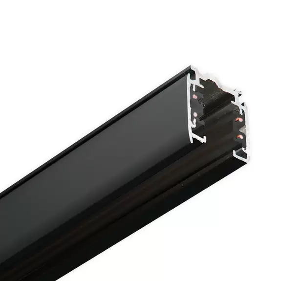 Lampenwelt 3-Phasen-Stromschiene Noa Aufbau 400cm, schwarz Flash Sale