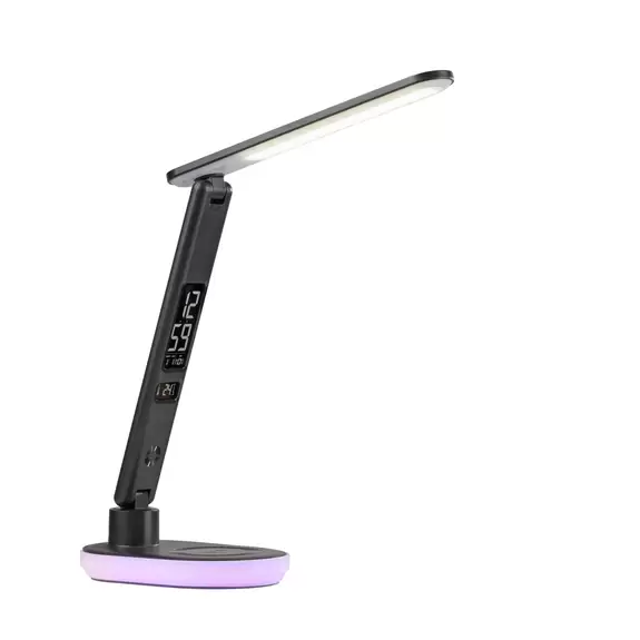 Lampenwelt JUST LIGHT. LED-Tischleuchte Tina, ABS, CCT, RGB, schwarz Blitzangebot