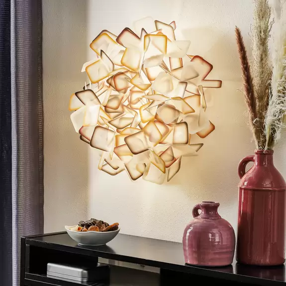 Lampenwelt Slamp Clizia - Designer-Wandleuchte, orange Neuheiten