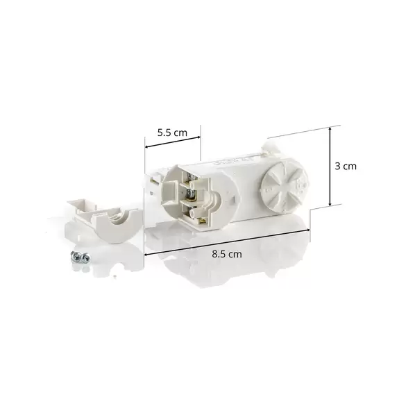 Lampenwelt 3-Phasen Multiadapter Noa, Tragkraft 10kg, weiß Bestseller