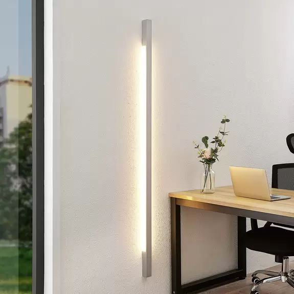 Lampenwelt Arcchio Ivano LED-Wandleuchte, 170 cm, alu JETZT KAUFEN