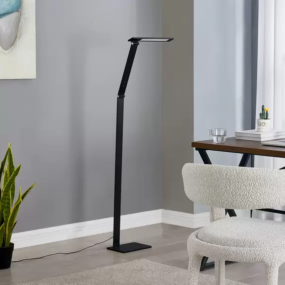 Lampenwelt Dimmbare LED-Stehlampe Salome, Lichtfarbe variabel Speichern exportieren