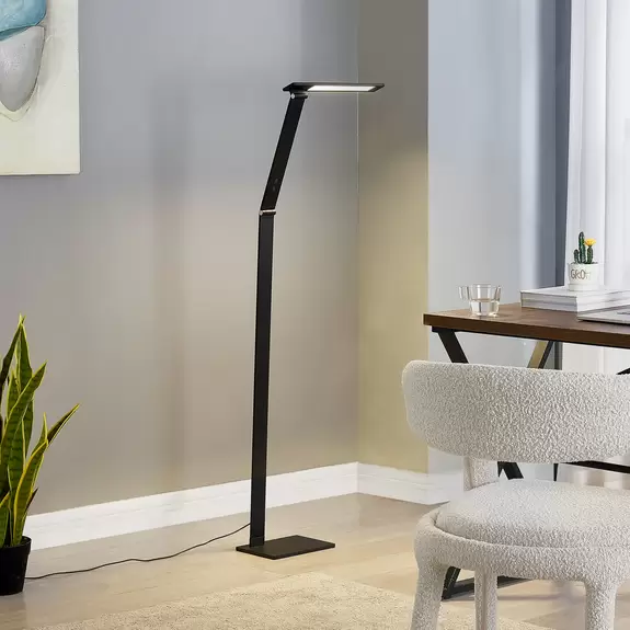 Lampenwelt Dimmbare LED-Stehlampe Salome, Lichtfarbe variabel Speichern exportieren