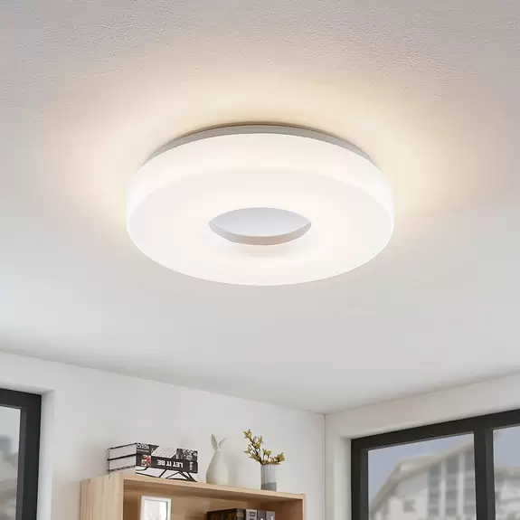 Lampenwelt Lindby Florentina LED-Deckenlampe, Ring, 41 cm 50% Rabatt für begrenzte Zeit