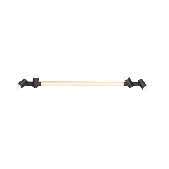 Lampenwelt PURE Lines LED-Deckenleuchte, 4-flammig, anthrazit Günstig kaufen