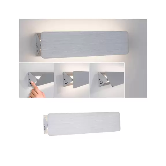 Lampenwelt Paulmann Katla LED-Wandleuchte, Breite 31 cm Saisonale Angebote