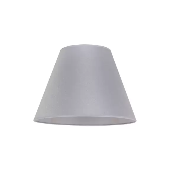 Lampenwelt Lampenschirm Sofia Höhe 26 cm, veroni grau Im Verkauf
