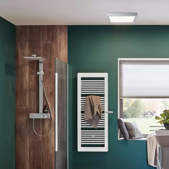 Lampenwelt Paulmann Lunar LED-Panel, eckig, chrom, 40x40cm Online