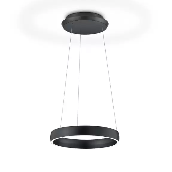 Lampenwelt LED-Hängelampe Sara-40 schwarz, 2.200-3.000 K Sonderangebot