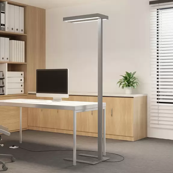 Lampenwelt Arcchio LED-Stehleuchte Logan Ultra, 4.000K, Sensor, dimmbar Heißer Verkauf