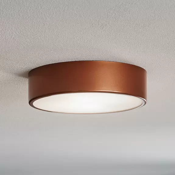 Lampenwelt Deckenleuchte Cleo 300, Ø 30 cm kupfer Top Angebot