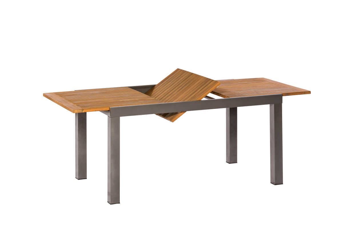 Merxx Santorin Set 5tlg. Ausziehtisch 150/200 x 90 cm Große Rabatte