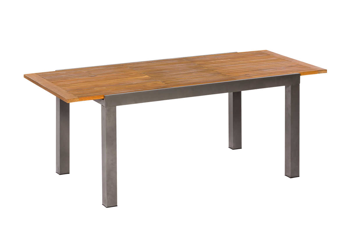 Merxx Santorin Set 5tlg. Ausziehtisch 150/200 x 90 cm Große Rabatte