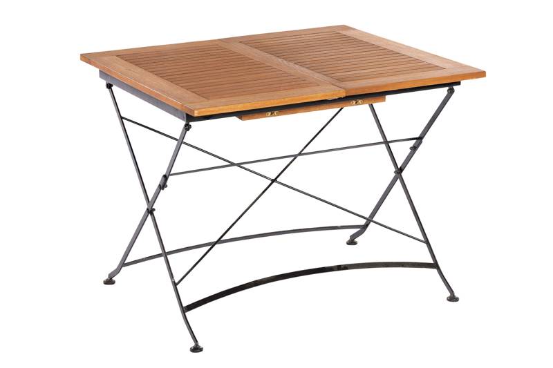 Merxx Schlossgarten Set 5tlg. Klappausziehtisch 100/150 x 90 cm Kauf eins, bekomm eins gratis