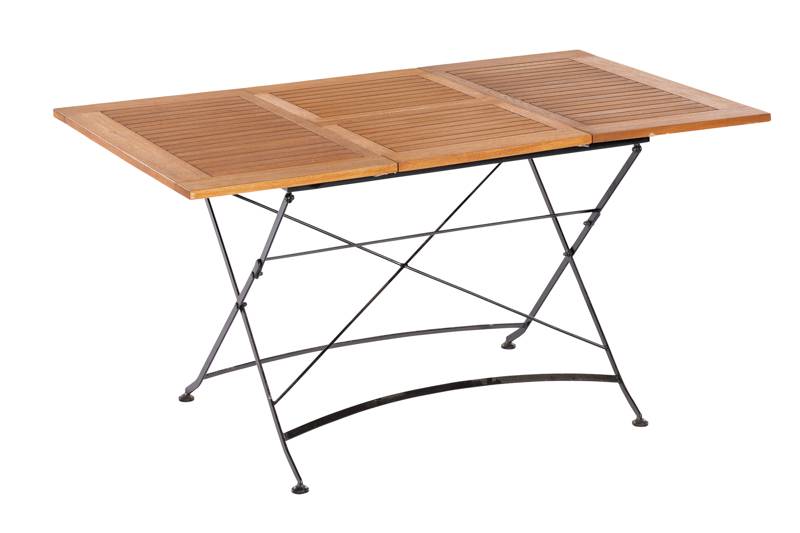 Merxx Schlossgarten Set 5tlg. Klappausziehtisch 100/150 x 90 cm Kauf eins, bekomm eins gratis