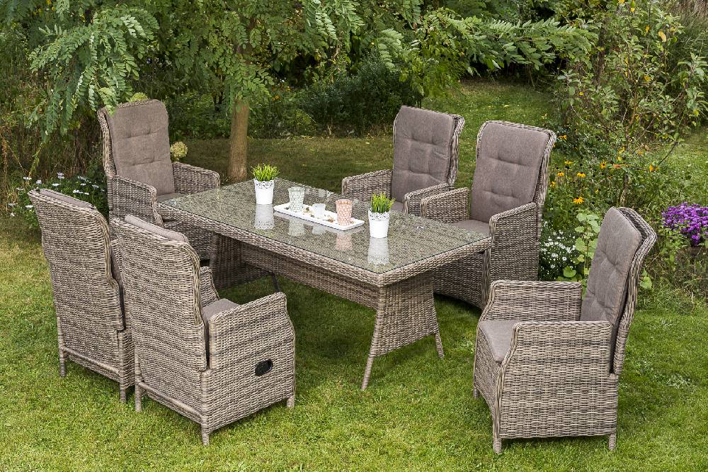 Merxx Riviera Set 7tlg. Tisch 110 x 110 cm Letzte 2 Tage