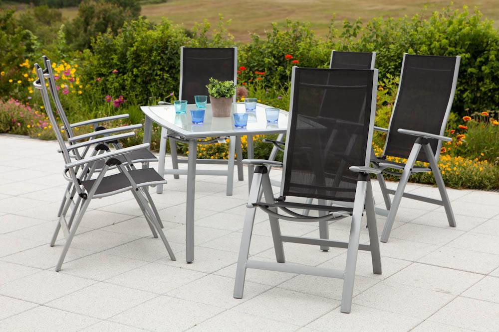 Merxx Carrara Set 7tlg. Tisch 150 x 90 cm