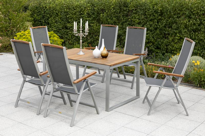 Merxx Siena Set 7tlg. Ausziehtisch 150/220 x 90 cm Bis zu 60% Rabatt