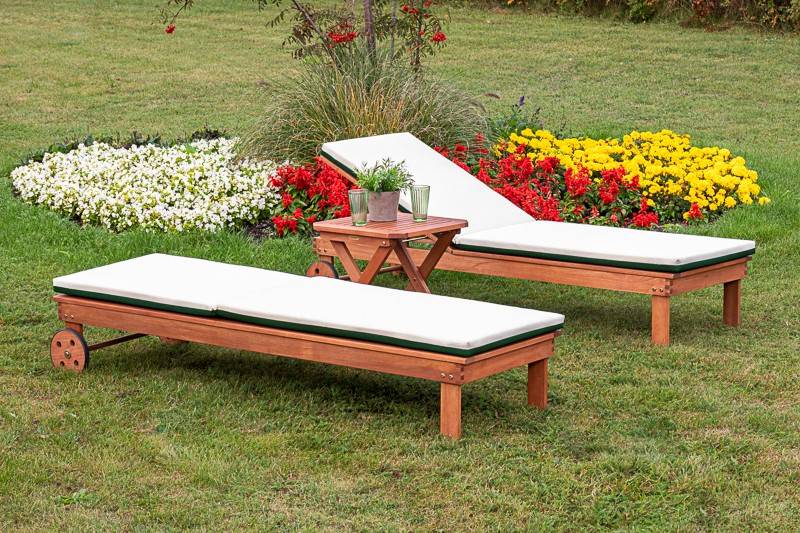 Merxx Aktionsliegen Set 3tlg. Hocker 50 x 50 cm Weihnachtsangebot