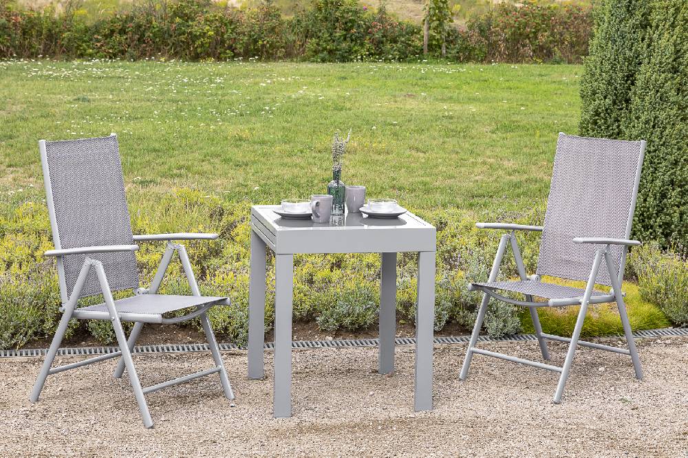 Merxx Amalfi Set 3tlg. Balkonausziehitsch 65/130 x 65 cm Vatertagsangebot