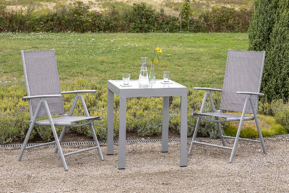 Merxx Amalfi Set 3tlg. Balkonausziehtisch 65/130 x 65 cm Valentinstagsangebot