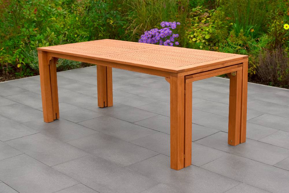 Merxx Flex-Ausziehtisch 185/370 x 90 cm Neueste Mode