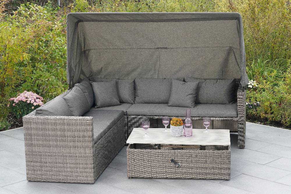 Merxx San Marco Eckset Tisch höhenverstellbar 110 x 60 cm Bis zu 50% Rabatt