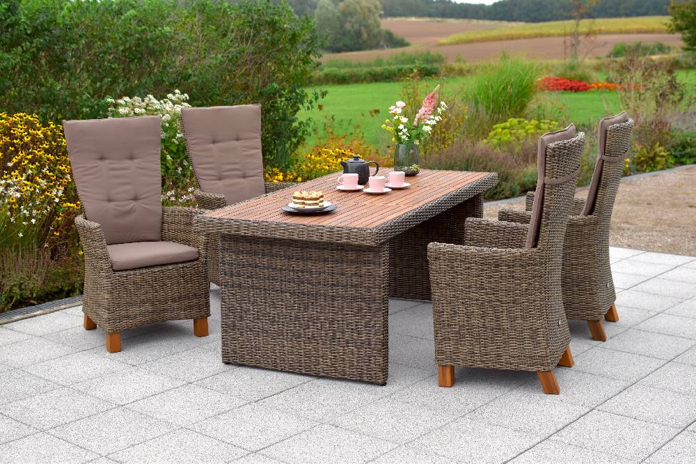 Merxx Toskana Set 5tlg. Tisch 185 x 90 cm
