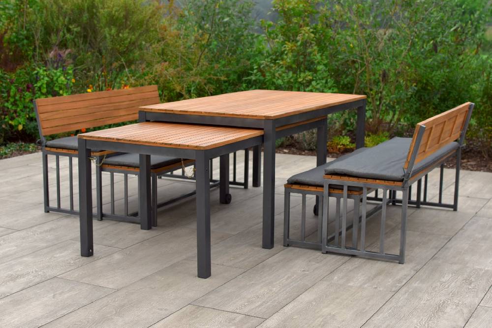 Merxx Milos Set Flex-Ausziehtisch 160/320 x 90 cm Im Verkauf