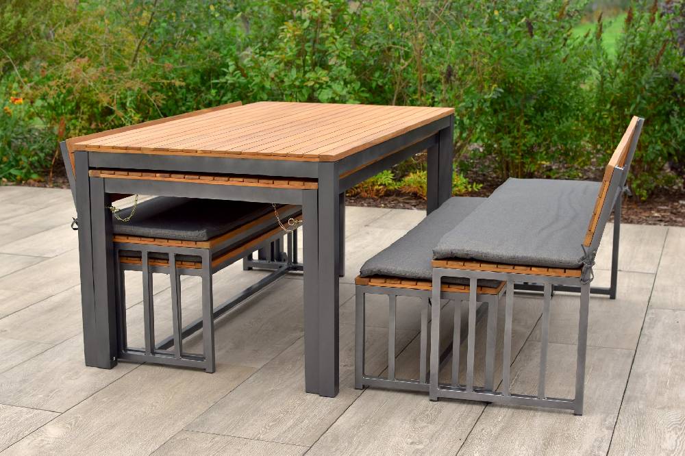Merxx Milos Set Flex-Ausziehtisch 160/320 x 90 cm Im Verkauf