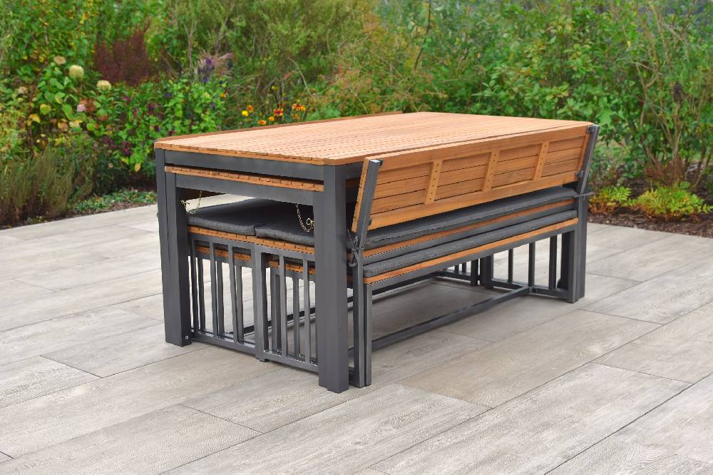 Merxx Milos Set Flex-Ausziehtisch 160/320 x 90 cm Im Verkauf