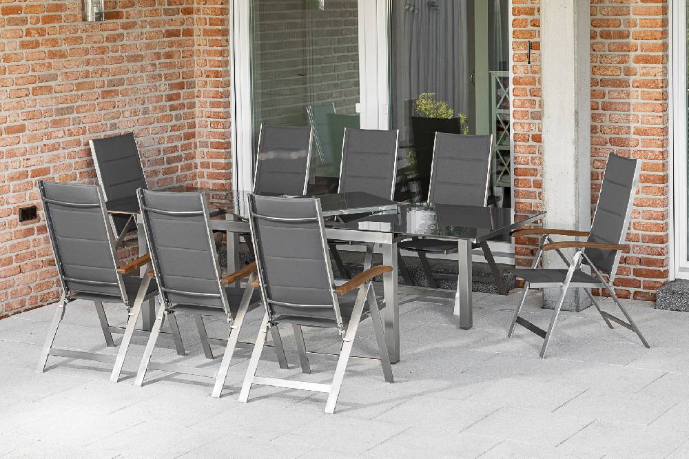 Merxx Ferrara Set 9tlg. Ausziehtisch 180/240 x 100 cm Cyber Monday