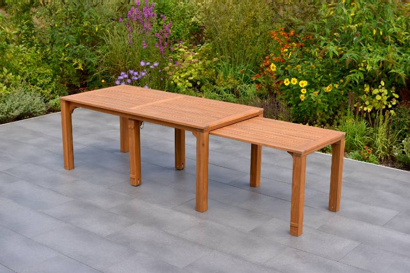 Merxx Toskana Set 7tlg. Flex-Ausziehtisch 185/370 x 90 cm Zeitlich begrenztes Angebot