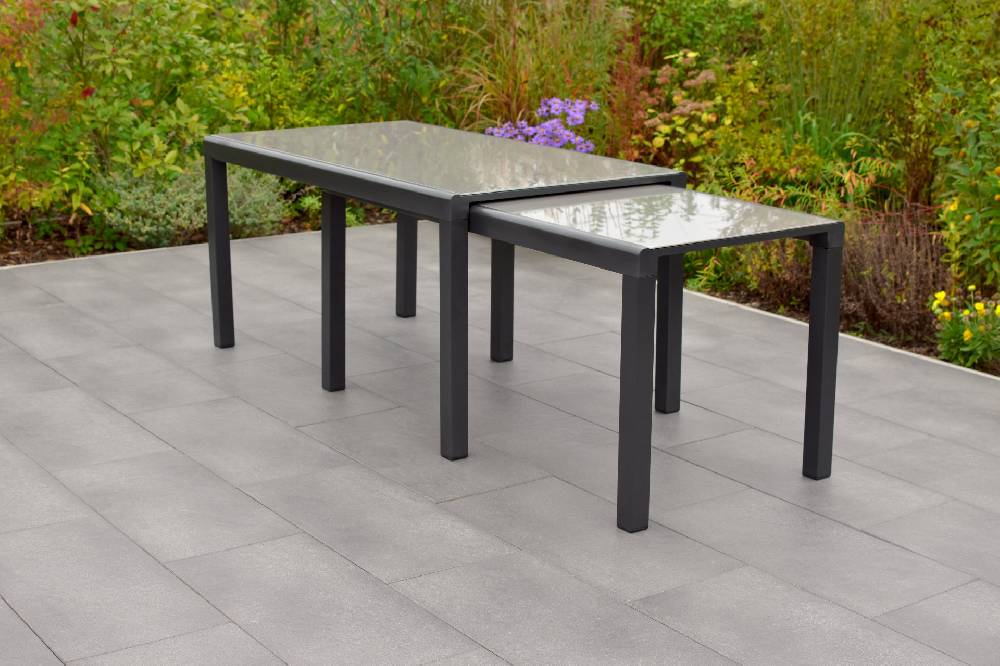 Merxx Trivero Set 9tlg. Flex-Ausziehtisch 160/320 x 78 cm Tiefpreis