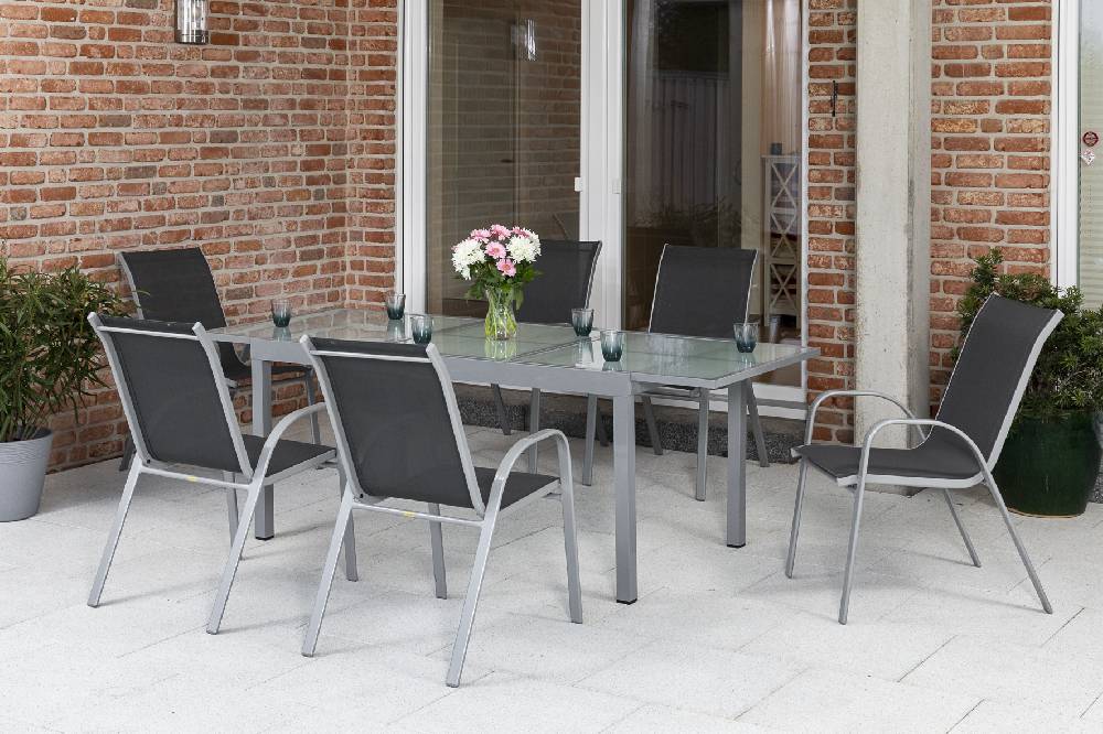 Merxx Sorento Set 7tlg. Ausziehtisch 120/180 x 90 cm JETZT KAUFEN