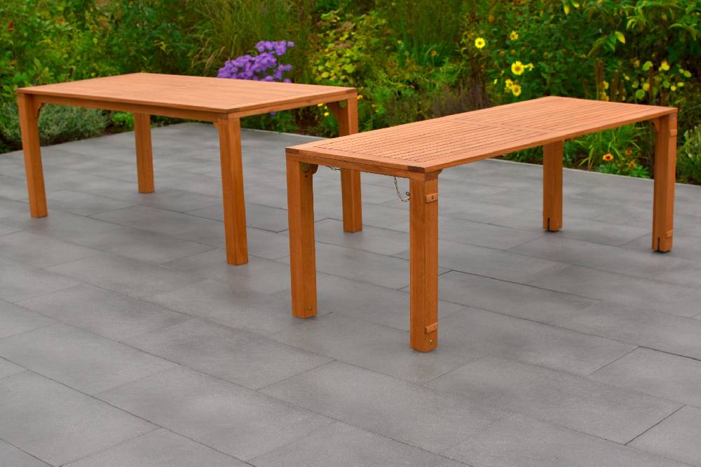 Merxx La Plata Set 11tlg. Flex-Ausziehtisch 185/370 x 90 cm Fabrikverkauf