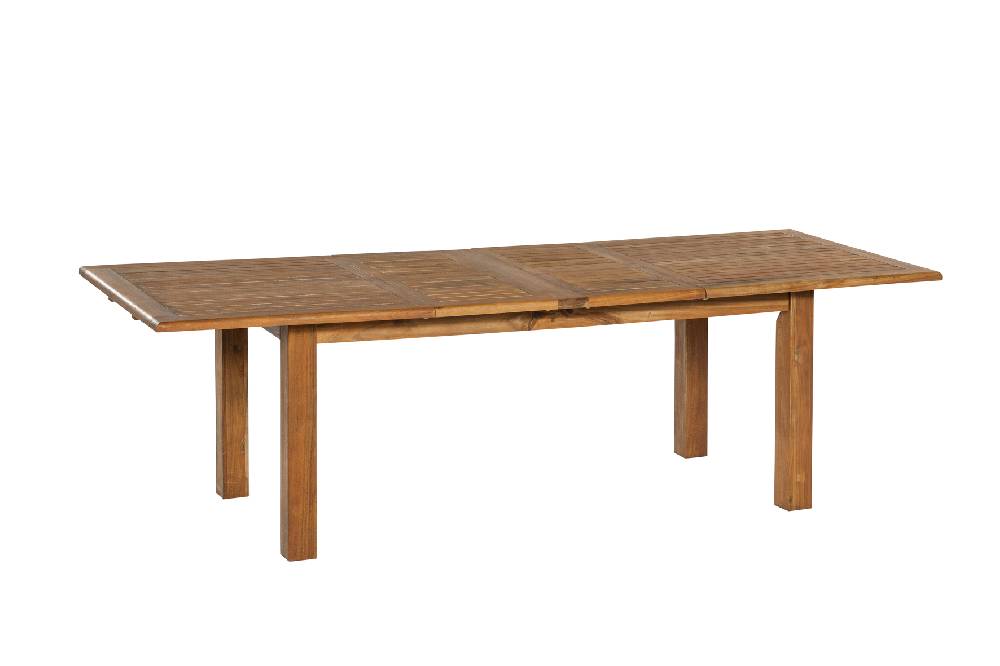 Merxx Acapulco Set 9tlg. Doppelausziehtisch 180/260 x 100 cm Weihnachtsangebot
