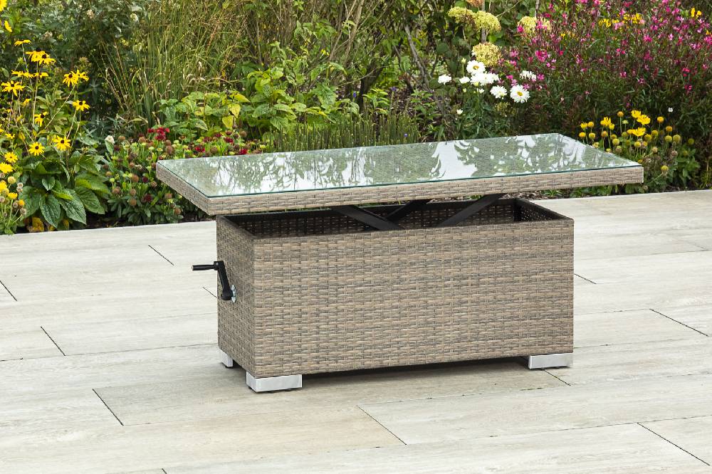 Merxx Bellante Set 5tlg. Tisch höhenverstellbar 120 x 60 cm Neueste Mode