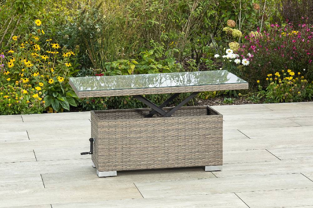 Merxx Bellante Set 5tlg. Tisch höhenverstellbar 120 x 60 cm Neueste Mode